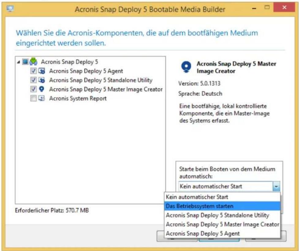 ACRONIS Snap Deploy 5 Update 2 - So erstellen Sie ein Boot-Medium - 1