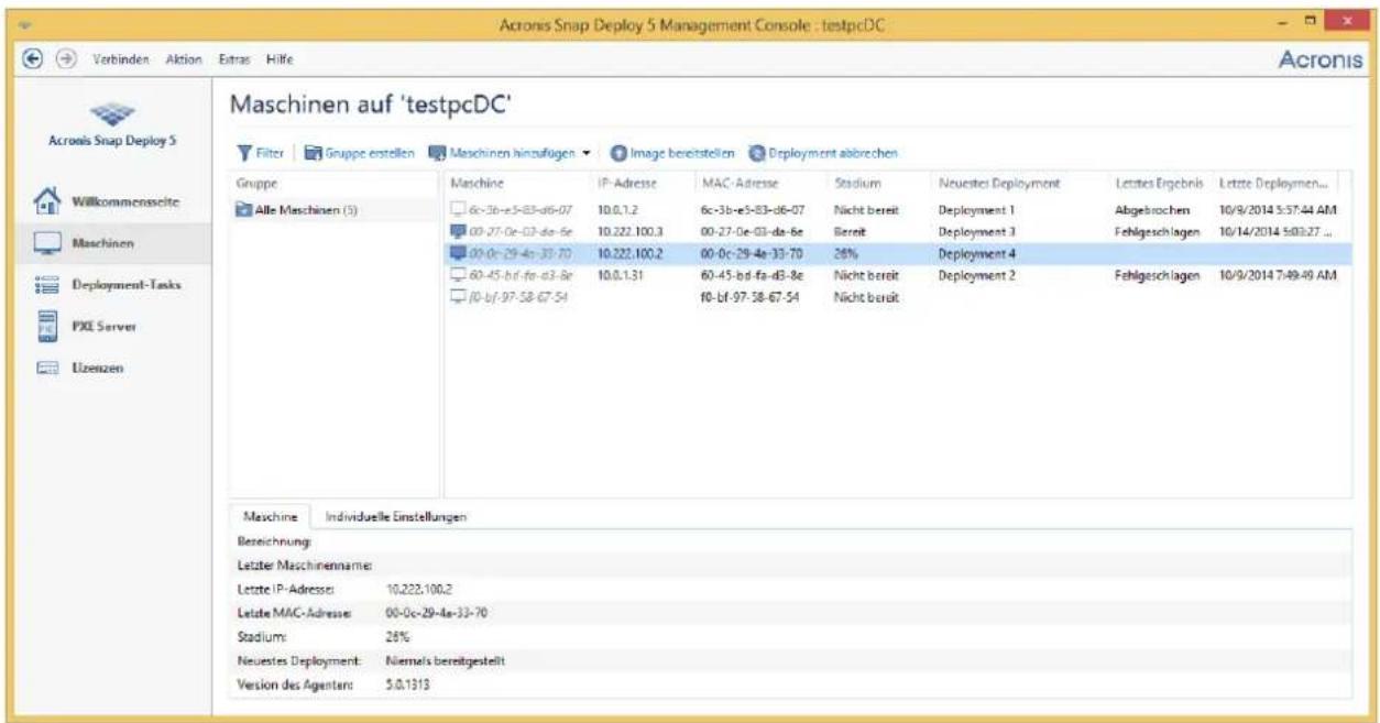 ACRONIS Snap Deploy 5 Update 2 - Deployment eines Master-Images - 5