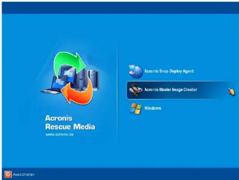ACRONIS Snap Deploy 2 - Acronis Master Image Creator lokal ausführen - 2