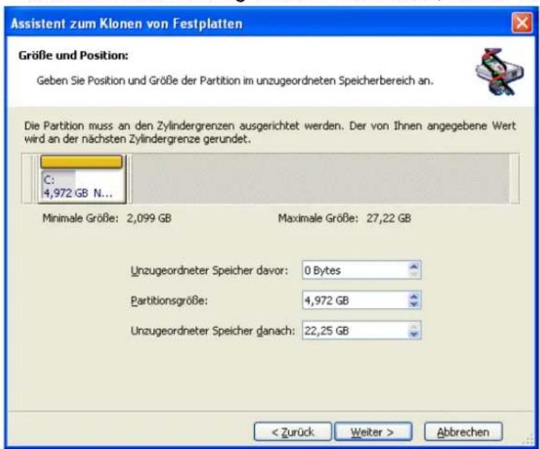 ACRONIS Power Utilities 2006 - Benutzerdefiniertes Klonen - 6