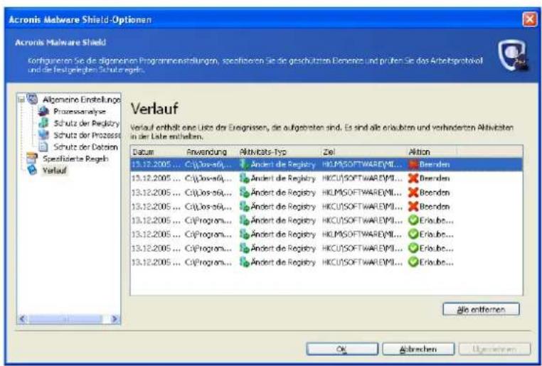 ACRONIS Power Utilities 2006 - Benutzerdefinierte Einstellungen - 1