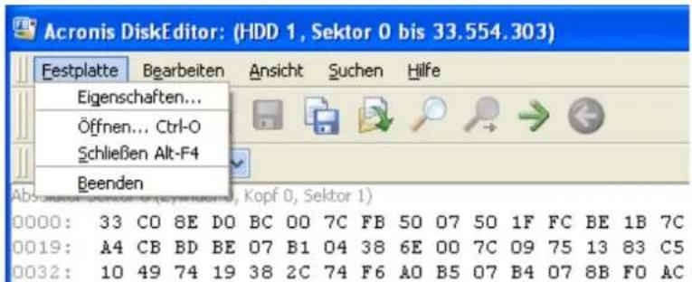 ACRONIS Power Utilities 2006 - Im Multi-Fenstermodus arbeiten - 1