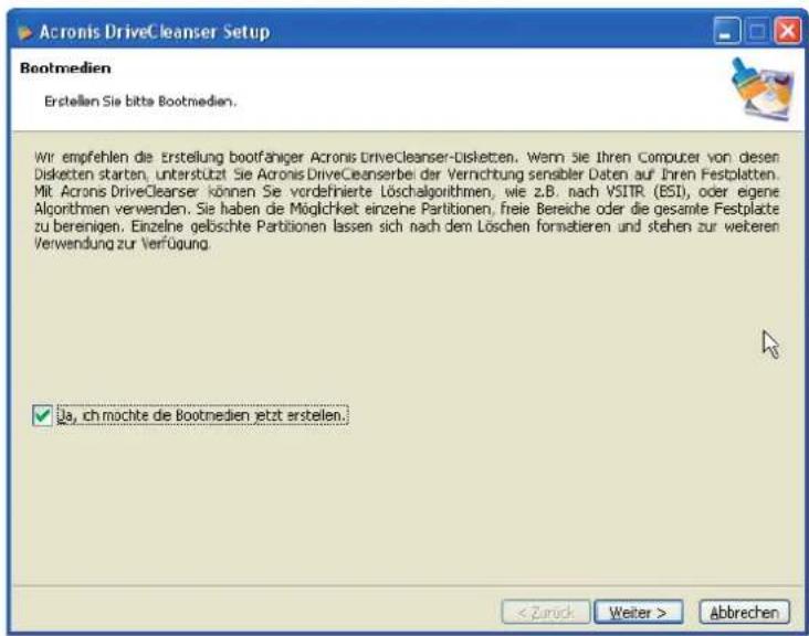 ACRONIS DriveCleanser - Installation von Acronis DriveCleanser - 1