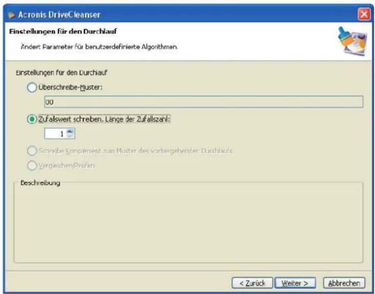 ACRONIS DriveCleanser - Operation/Akbon Muster - 2