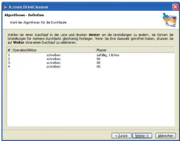 ACRONIS DriveCleanser - Operation/Akbon Muster - 3