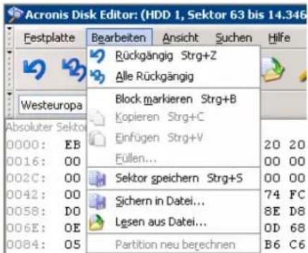 ACRONIS Disk Director suite 9 - Eine Festplatte bearbeiten - 3
