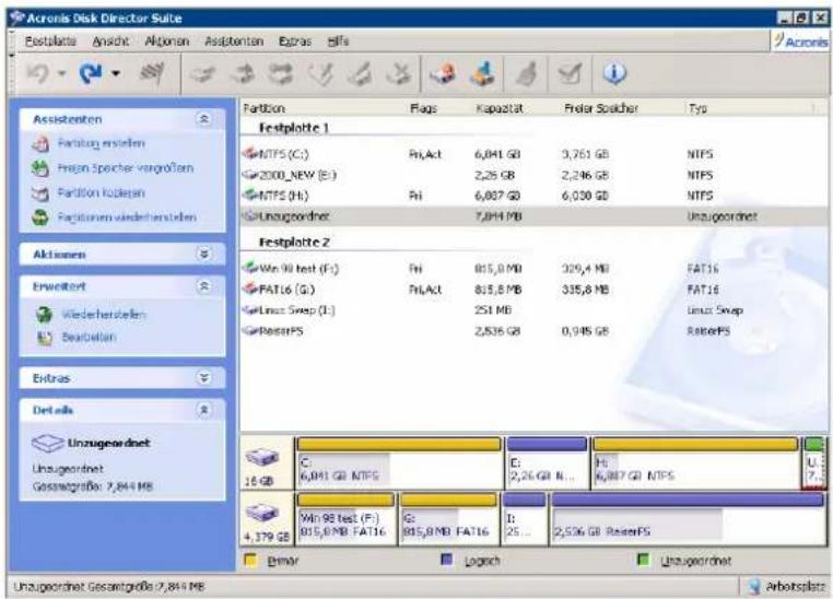 ACRONIS Disk Director suite 9 - Partition erstellen - 3