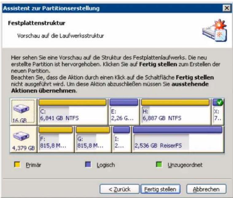 ACRONIS Disk Director suite 9 - Festplattenstruktur - 1