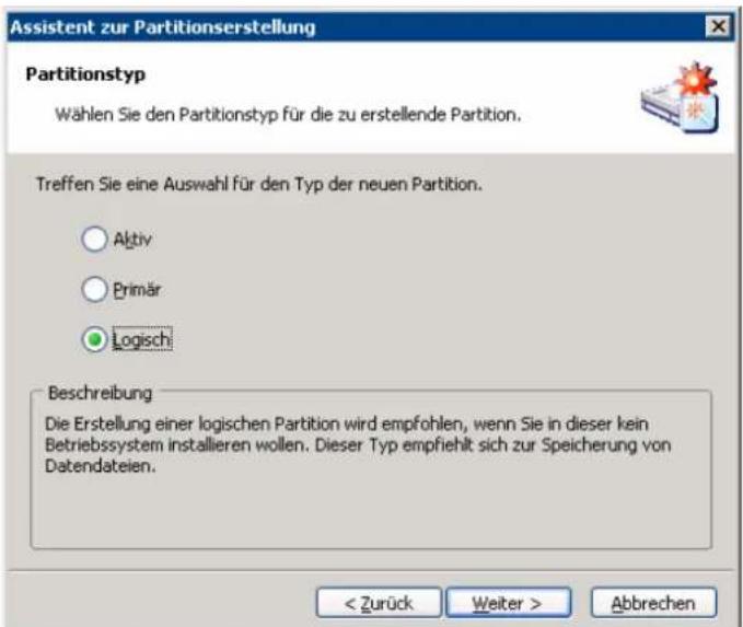 ACRONIS Disk Director suite 9 - Partitonstyp - 2