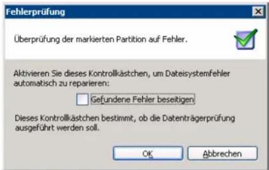 ACRONIS Disk Director suite 9 - Fehlerprüfung - 2
