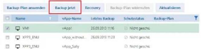 ACRONIS Backup Service for vCloud Update 3 - Backup Storage Backup-Pläne Einstellungen Logs - 2