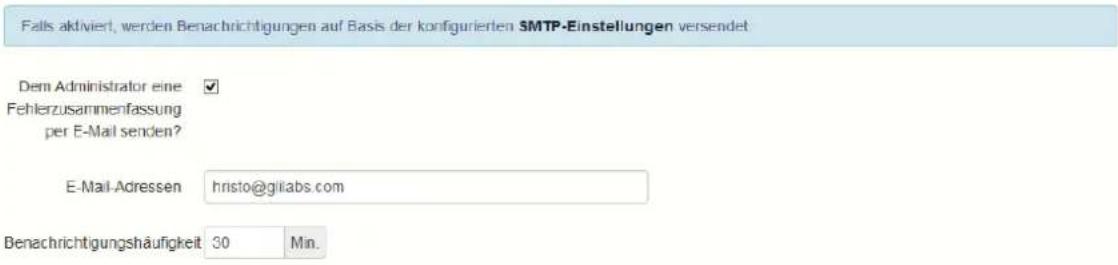 ACRONIS Access (Administrator) - Benachrichtigungen - 1
