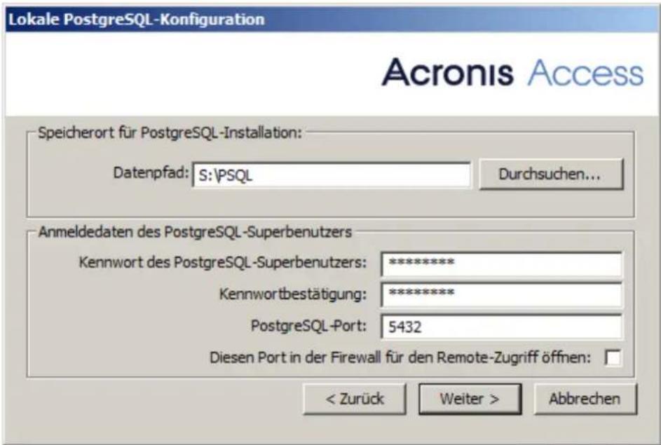 ACRONIS Access (Administrator) - Acronis Access installieren - 3