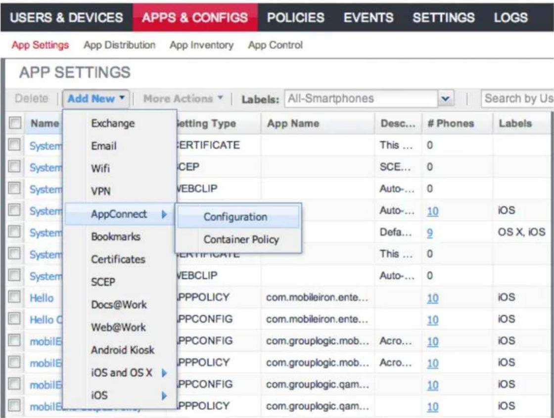 ACRONIS Access (Administrator) - MobileIron - 1