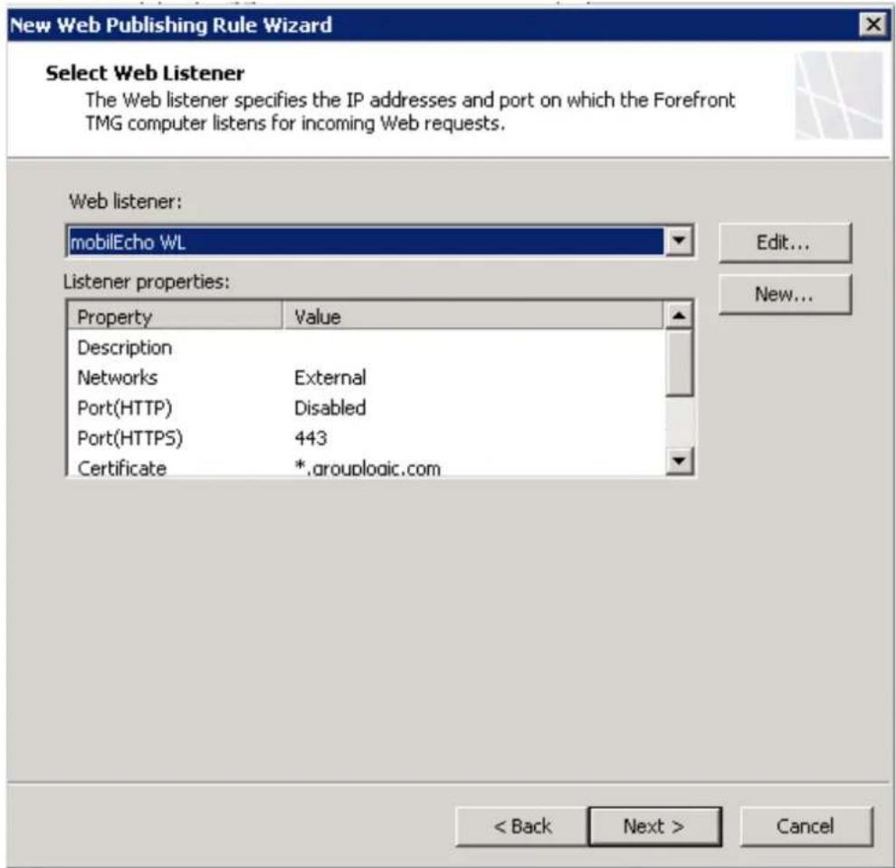 ACRONIS Access (Administrator) - Eine neue Website-Veröffentlichungsregel erstellen - 8