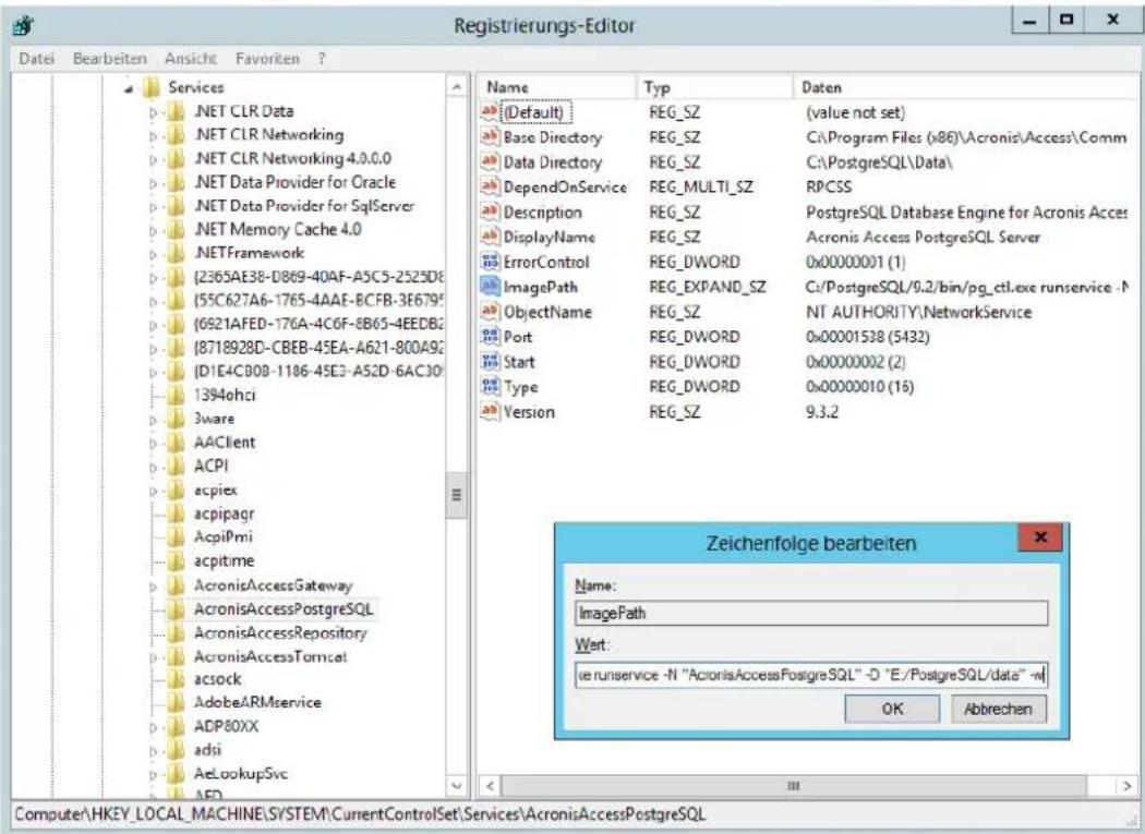 ACRONIS Access (Administrator) - Installation und Konfiguration auf dem zweiten Knoten - 1