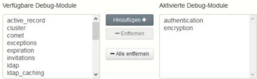 ACRONIS Access (Administrator) - Debug-Protokollierung - 1