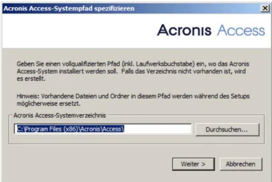 ACRONIS Access (Administrator) - Upgrade eines mobilEcho-Servers auf einem Windows 2008 Failover Cluster auf Acronis Access durchführen - 2