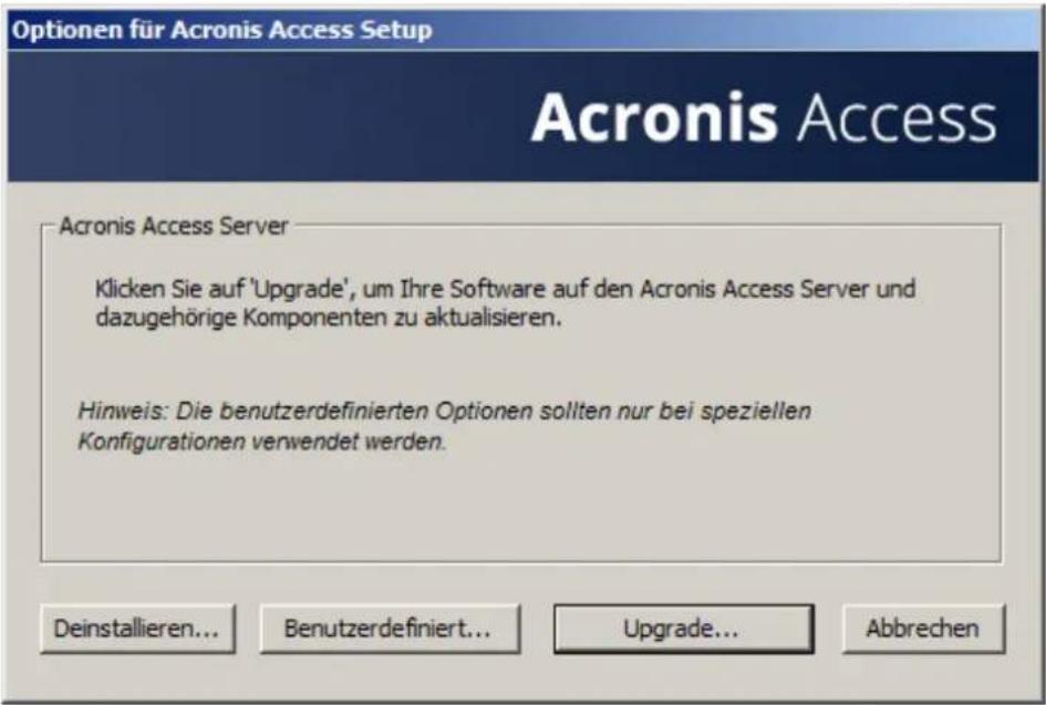 ACRONIS Access (Administrator) - Upgrade von Acronis Access auf einem Microsoft Failover Cluster durchführen - 3