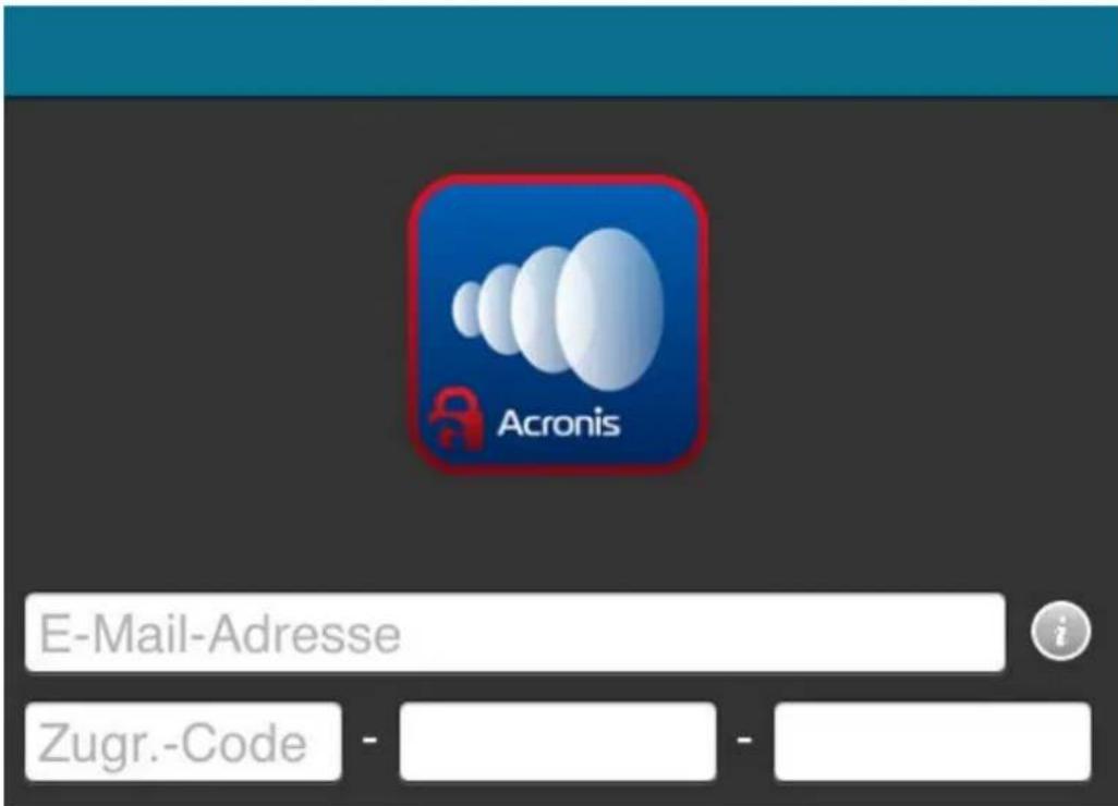 ACRONIS Access (Administrator) - Die Acronis Access-Client-App in Good Dynamics registrieren - 1