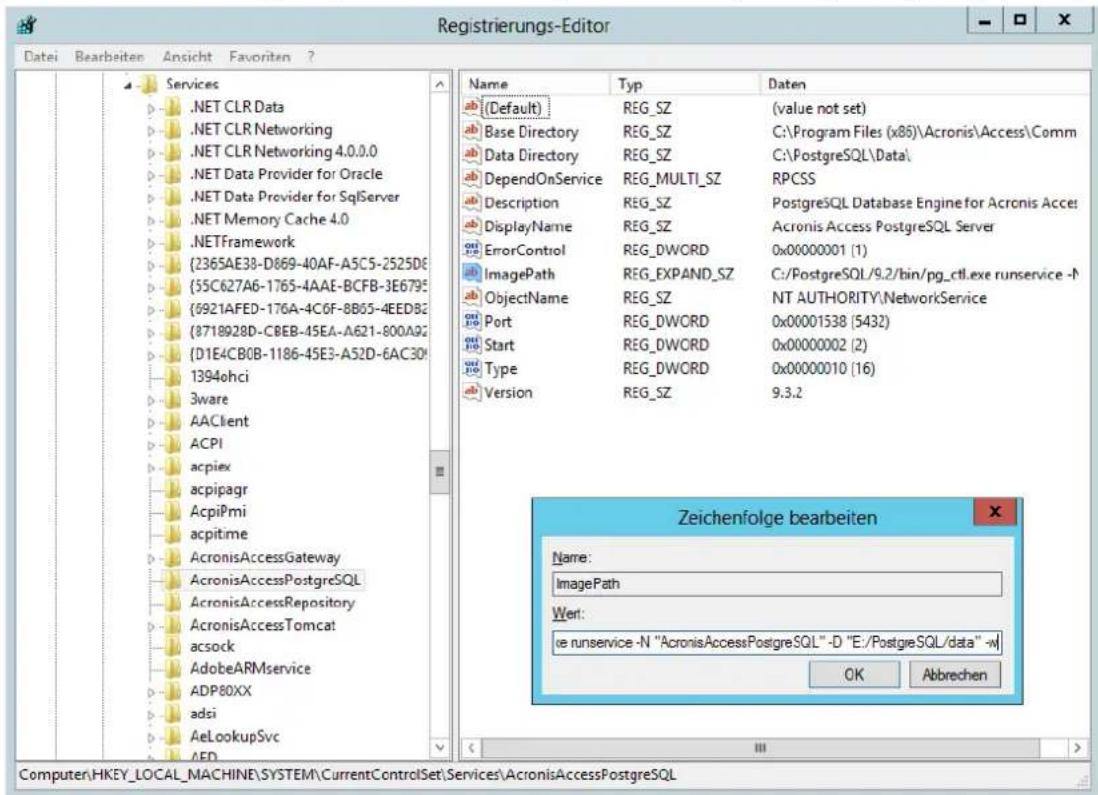 ACRONIS Access (Administrator) - Installation und Konfiguration auf dem zweiten Knoten - 1