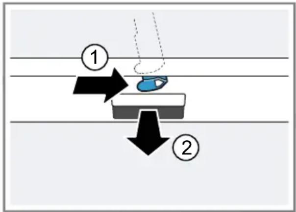 BOSCH SMU45JS05E - Gerätetür öffnen - 1