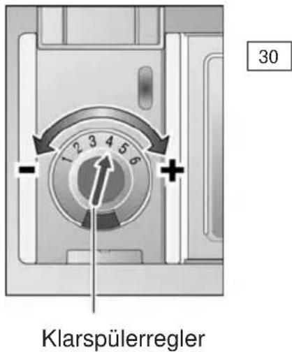 BOSCH SGS84E12 - Zugabemenge für Klarspüler einstellen - 1