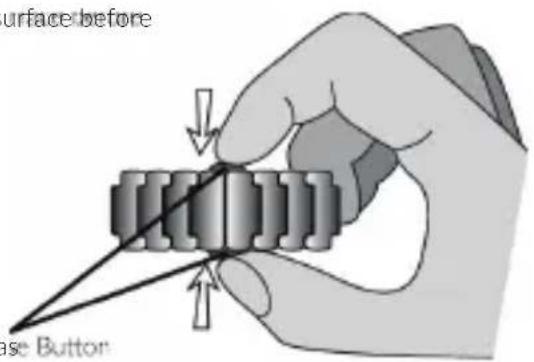 Lucien Picard Optima - INSTRUCTIONS FOR PUSH BUTTON DEPLOYMENT AND HIDDEN CLASP - 1