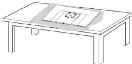 LG 32UD89-W - Assembling the stand base - 2