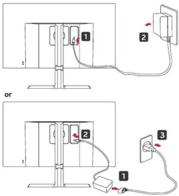 LG 32UD89-W - Installing onto a table - 2