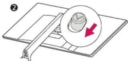 LG 32UD89-W - Detaching the Stand Body - 2