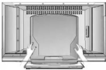 LG 32LP1DA - Verwendung der hinteren Abdeckung - 1