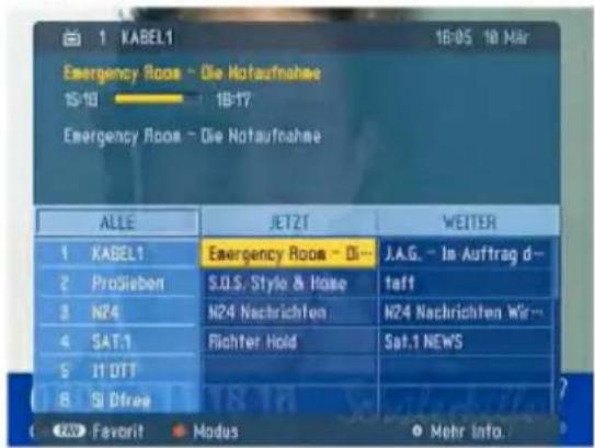 LG 32LP1DA - Fernsehprogrammmodus Jetzt/Weiter - 1