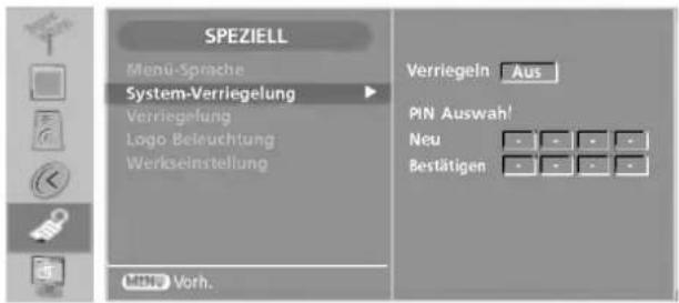 LG 32LP1DA - System-Verriegelung - 1