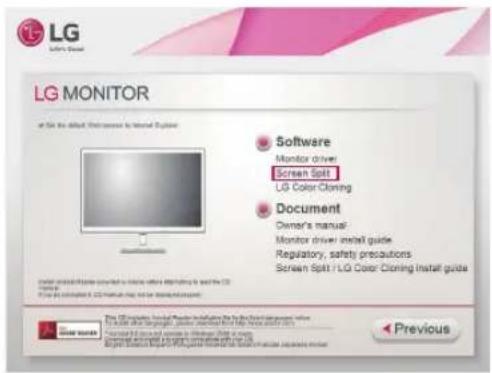 LG 27MP57VQ-P - Installing The Screen Split - 1