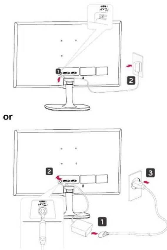 LG 27MP57VQ-P - Mounting on a table - 2