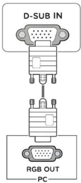 LG 27MP57VQ-P - D-SUB connection - 1