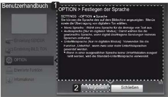 LG 27MD53D-PZ - Verwendung des TV-Menüs - 2