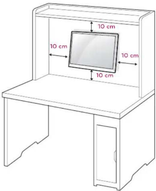 LG 27MB65PY-W - Mounting on a wall - 1