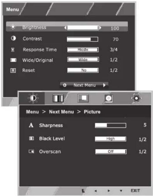 LG 27MB35PH-B - Menu Settings - 1