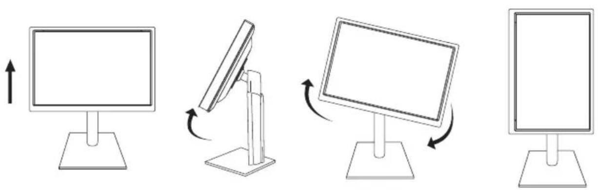 LG 27EB22PY-W - Using the Pivot function - 2