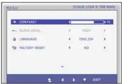 LG 27EB22PY-W - Main menu Description - 1