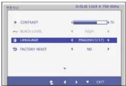 LG 27EB22PY-W - Main menu Description - 3