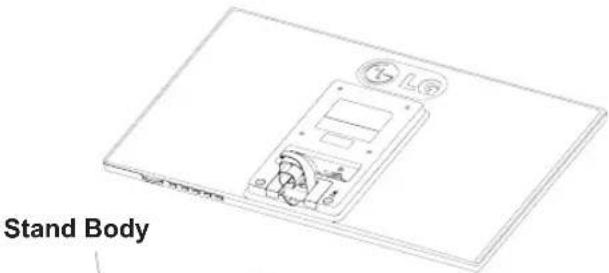 LG 24M35H-B - Detaching the Stand Base - 1