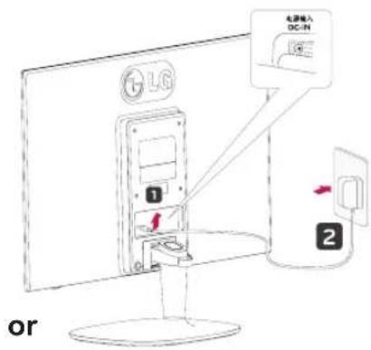 LG 24M35H-B - Mounting on a table - 2