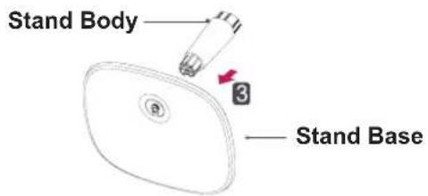 LG 24M35H-B - Detaching the Stand Base - 3
