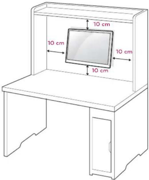 LG 24M35H-B - Mounting on a wall - 1
