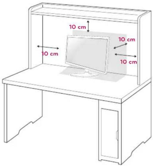 LG 24M35H-B - Mounting on a table - 1