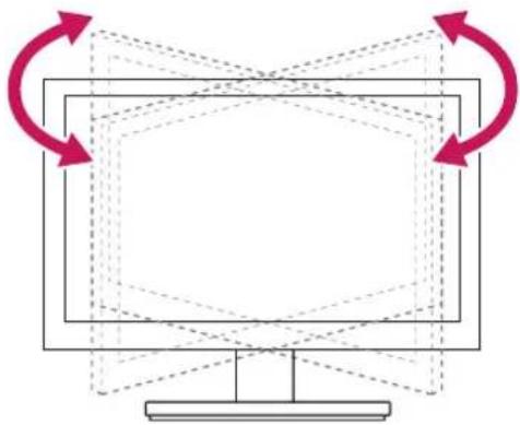 LG 24EB23PY-W - Schwenkbarer Standfuß - 1