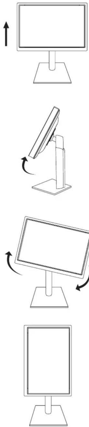 LG 24BK55WY - Using the Pivot function - 2